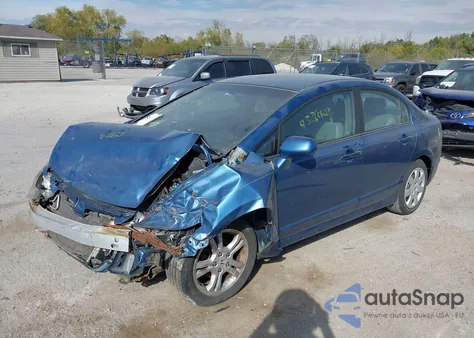 2008 Honda Civic Lx из США, поврежденный, VIN 1HGFA16508L017232